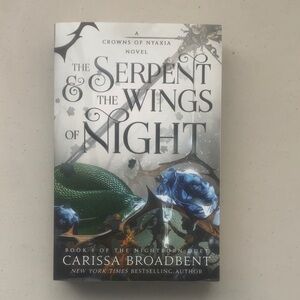The Serpent & The Wings of Night Written By Carissa Broadbent Hardcover Book